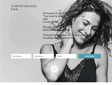 Tablet Screenshot of christinahelena.com